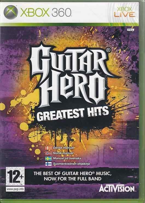 Guitar Hero Greatest Hits - XBOX Live - XBOX 360 (B Grade) (Genbrug)
